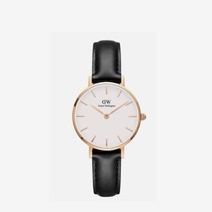 Daniel Wellington Women's 36mm Gold Sheffield Black Leather Watch